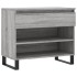 Mueble zapatero madera contrachapada gris Sonoma 70x36x60