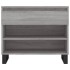 Mueble zapatero madera contrachapada gris Sonoma 70x36x60