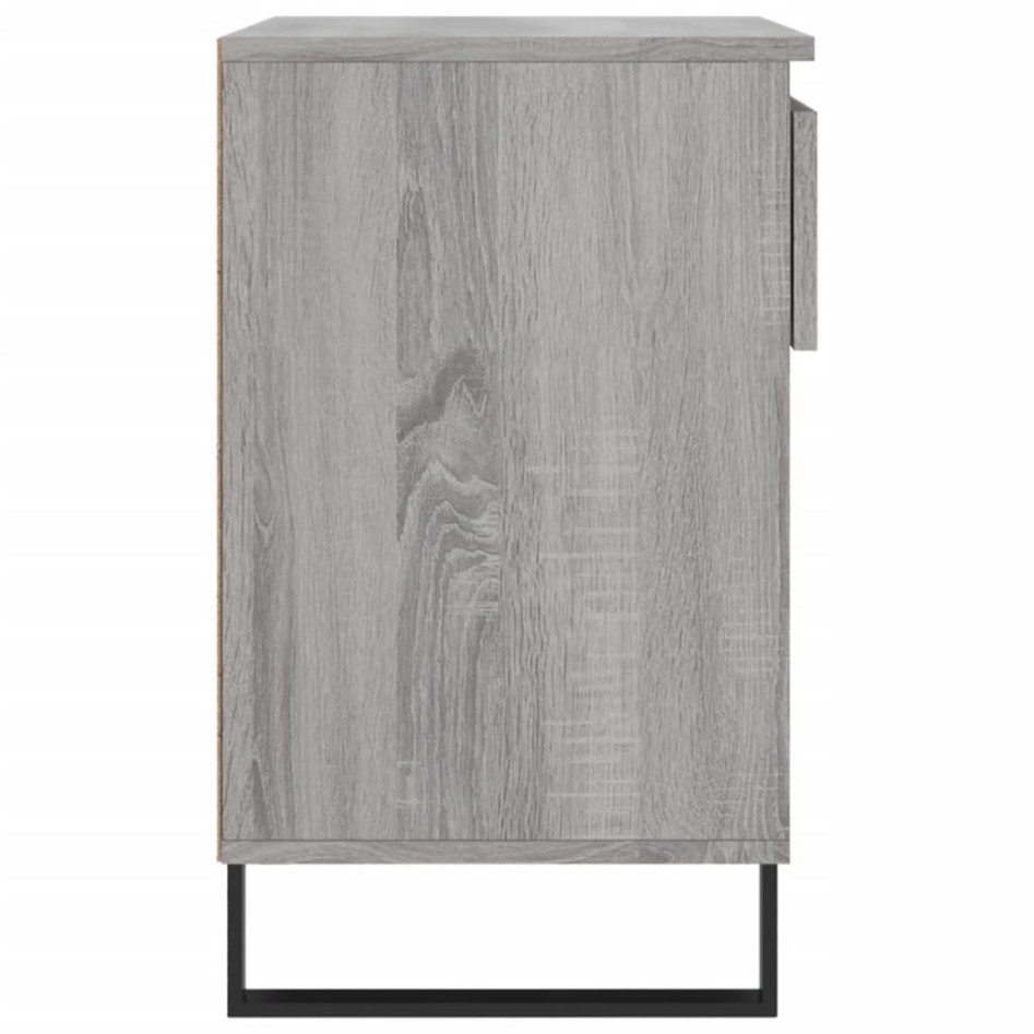 Mueble zapatero madera contrachapada gris Sonoma 70x36x60