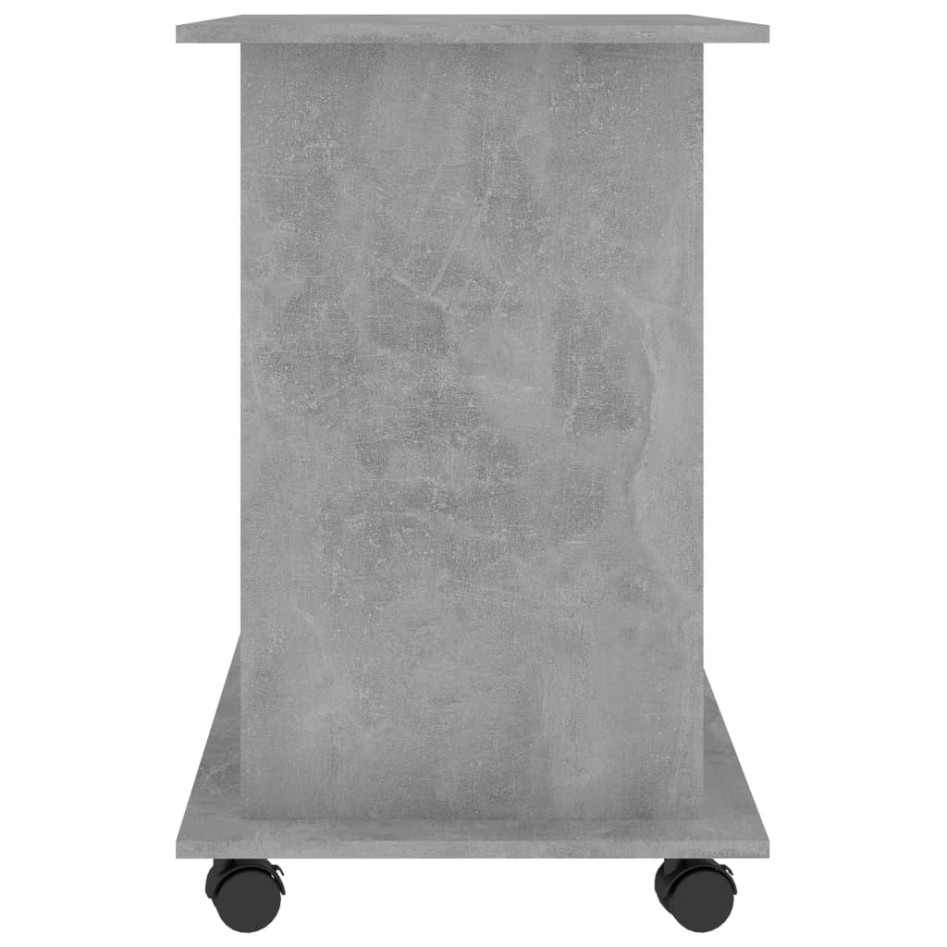 Mesa de ordenador madera contrachapada gris hormigón