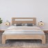 Mesita de noche de pared 2 uds 40x29,5x22
