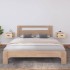 Mesita de noche de pared 2 uds 40x29,5x22