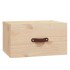 Mesita de noche de pared 2 uds 40x29,5x22