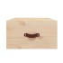 Mesita de noche de pared 2 uds 40x29,5x22
