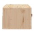 Mesita de noche de pared 2 uds 40x29,5x22