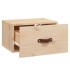 Mesita de noche de pared 2 uds 40x29,5x22