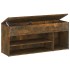 Banco zapatero madera contrachapada roble ahumado 105x30x45