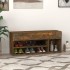 Banco zapatero madera contrachapada roble ahumado 105x30x45