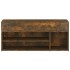 Banco zapatero madera contrachapada roble ahumado 105x30x45