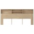Mueble cabecero color roble Sonoma 220x19x103,5