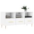 Mueble de TV madera de ingeniería blanco 102x36x50