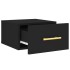 Mesitas de noche de pared 2 uds negro 35x35x20