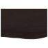 Encimera de baño madera tratada marrón oscuro 60x40x(2-6)
