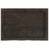 Encimera de baño madera tratada marrón oscuro 60x40x(2-6)