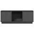 Mueble para TV de madera maciza de pino gris 110,5x35x44