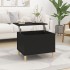 Mesa de centro madera contrachapada negro 60x44,5x45