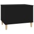 Mesa de centro madera contrachapada negro 60x44,5x45