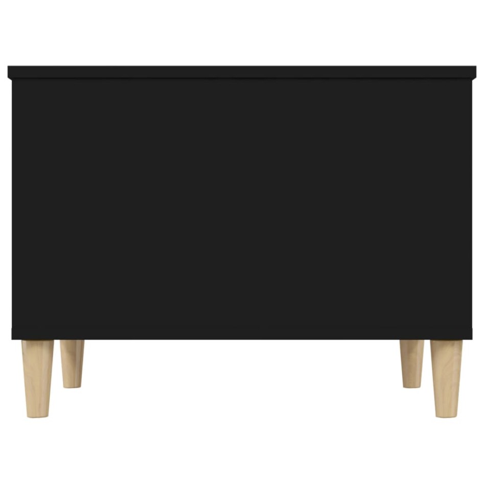 Mesa de centro madera contrachapada negro 60x44,5x45