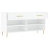 Banco zapatero madera de ingeniería blanco 102x35x55