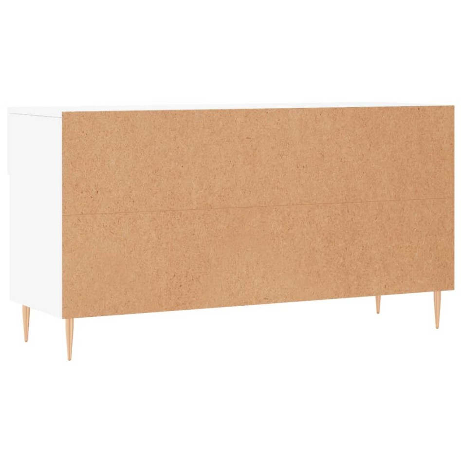 Banco zapatero madera de ingeniería blanco 102x35x55