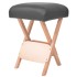 Taburete de masaje plegable 12 cm grosor y 2 cabezales
