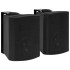 Altavoces estéreo de pared 2 uds negro interior exterior 100
