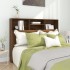 Mueble cabecero color roble marrón 140x19x103,5