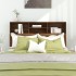 Mueble cabecero color roble marrón 140x19x103,5