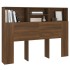 Mueble cabecero color roble marrón 140x19x103,5