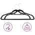 Juego de perchas ropa 100 uds antideslizantes terciopelo