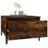 Mesas auxiliares 2 uds contrachapada roble ahumado 50x46x35