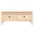 Mesa de centro de madera maciza de pino gris 100x50x40