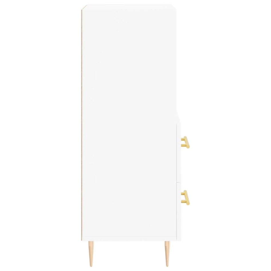 Aparador madera de ingeniería blanco 34,5x34x90