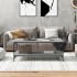 Mesa de centro madera contrachapada gris Sonoma 80x50x40