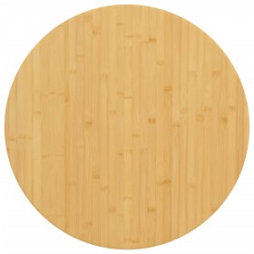 Tablero de mesa de bambú Ø80x1,5