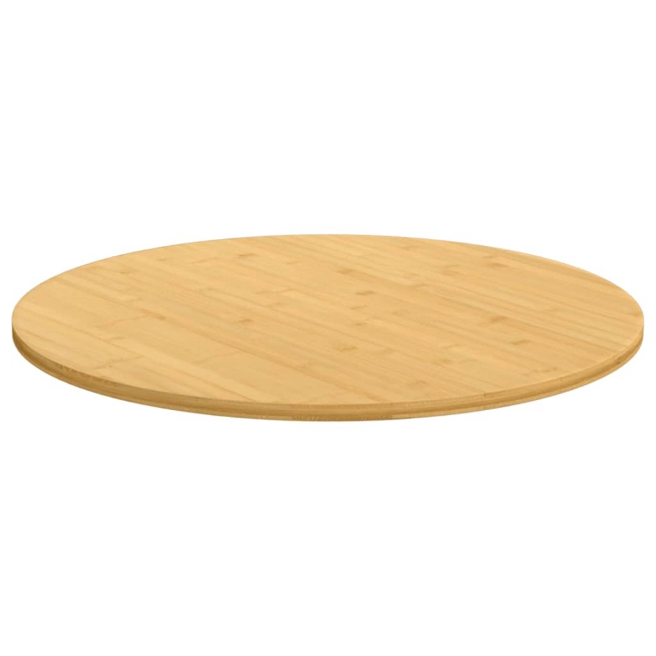 Tablero de mesa de bambú Ø80x1,5