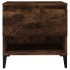 Mesas auxiliares 2 uds contrachapada roble ahumado 50x46x50