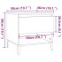 Mesas auxiliares 2 uds contrachapada roble ahumado 50x46x50
