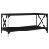 Mesa de centro madera contrachapada y hierro negro 100x50x45