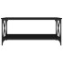Mesa de centro madera contrachapada y hierro negro 100x50x45