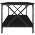 Mesa de centro madera contrachapada y hierro negro 100x50x45