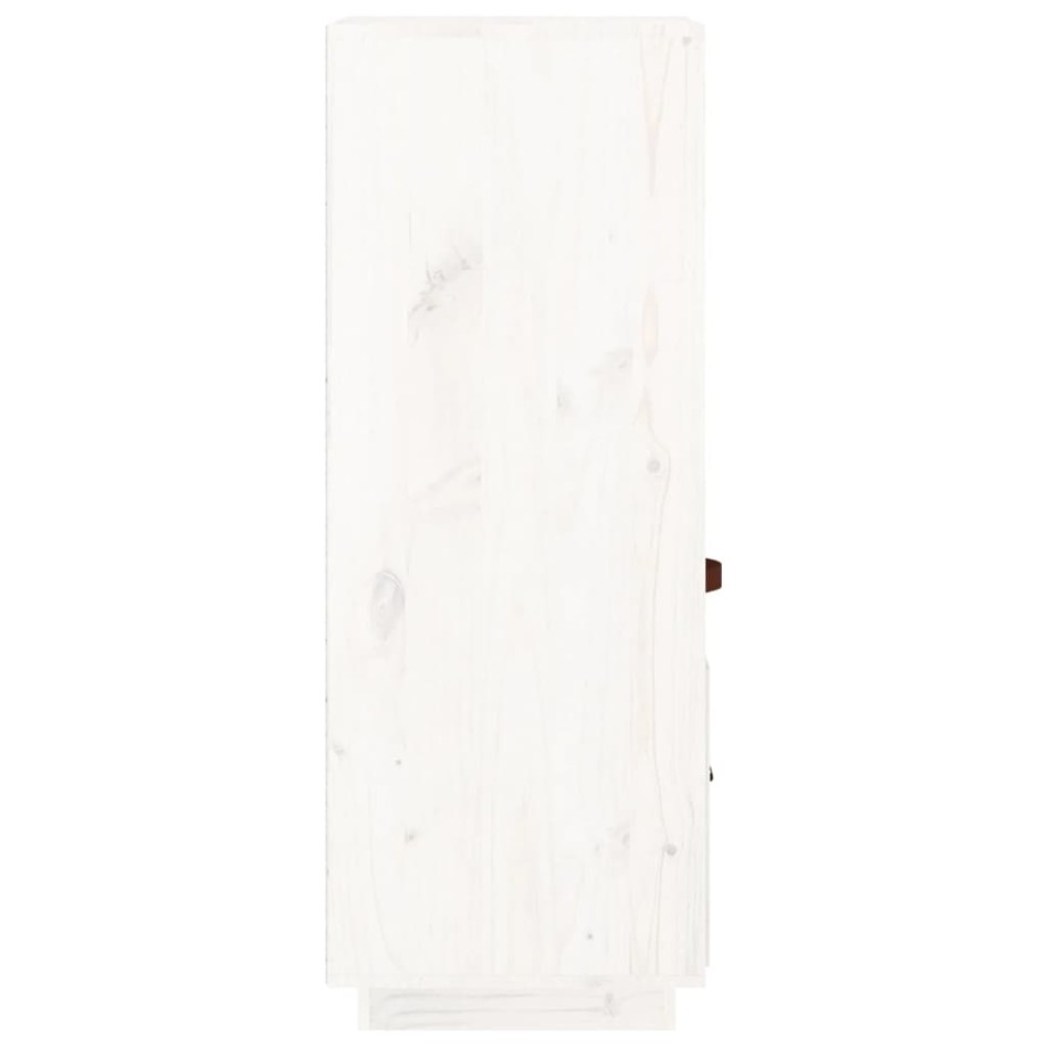 Aparador alto madera maciza de pino blanco 34x40x108,5