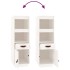Aparador alto madera maciza de pino blanco 34x40x108,5