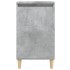 Mesitas de noche 2 uds madera gris hormigón 40x35x70
