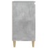 Mesitas de noche 2 uds madera gris hormigón 40x35x70