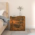 Mesita de noche de pared color roble ahumado 50x36x47