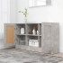 Aparador de madera contrachapada gris hormigón 120x30,5x70