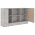 Aparador de madera contrachapada gris hormigón 120x30,5x70