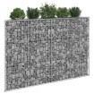 Arriate de gaviones de trapecio acero galvanizado 150x20x100 cm