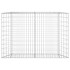 Arriate de gaviones de trapecio acero galvanizado 150x20x100